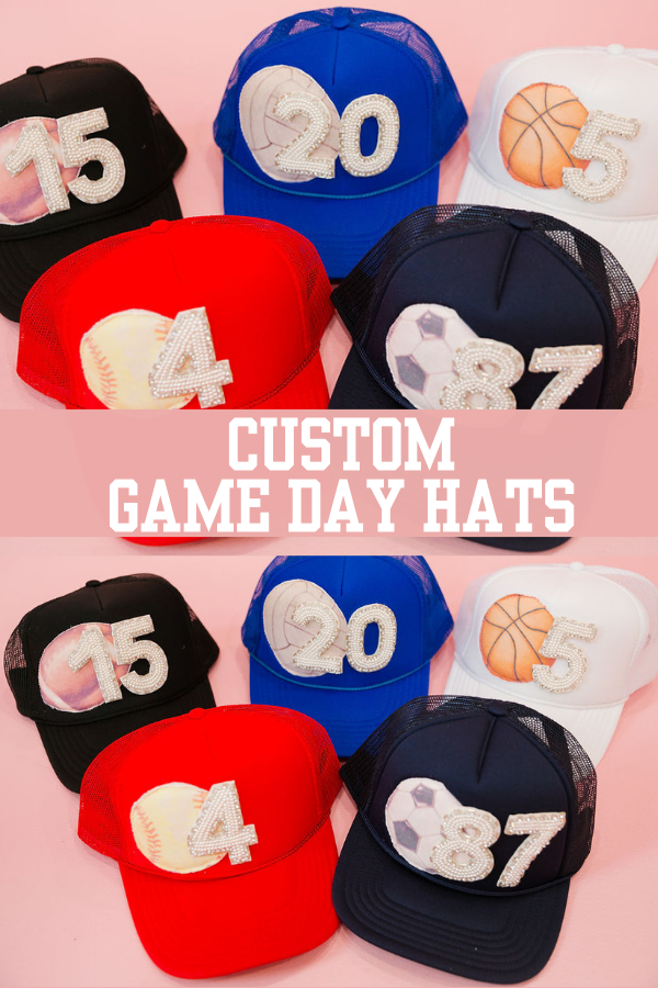 Custom sports shops hats