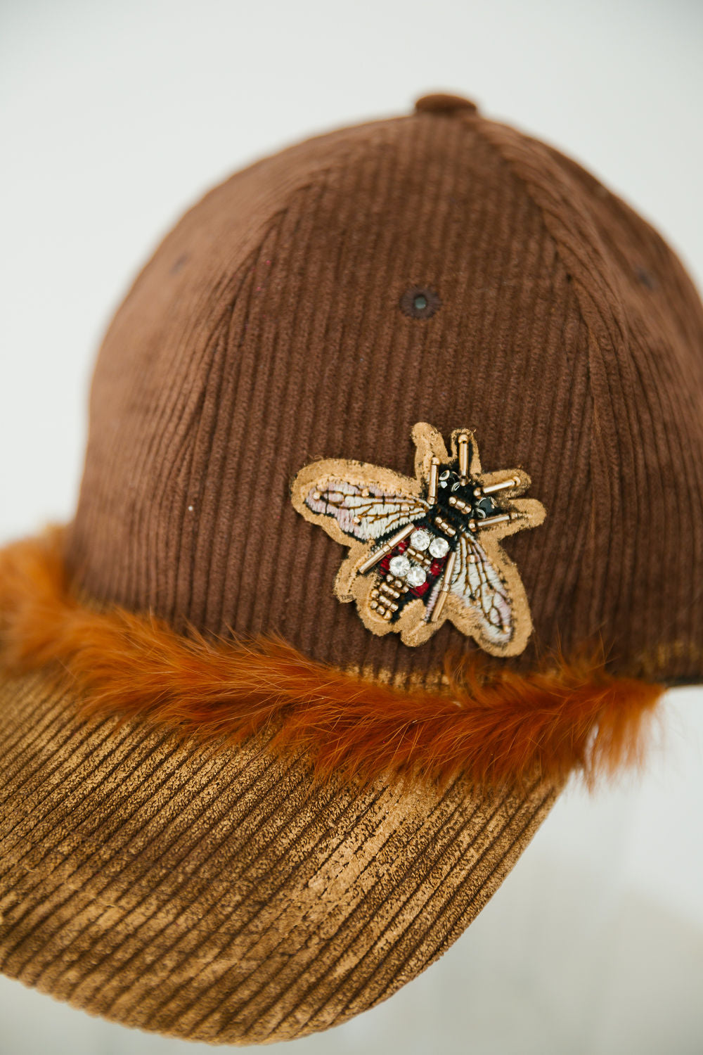 Buy Gucci Orange Bee Beanie