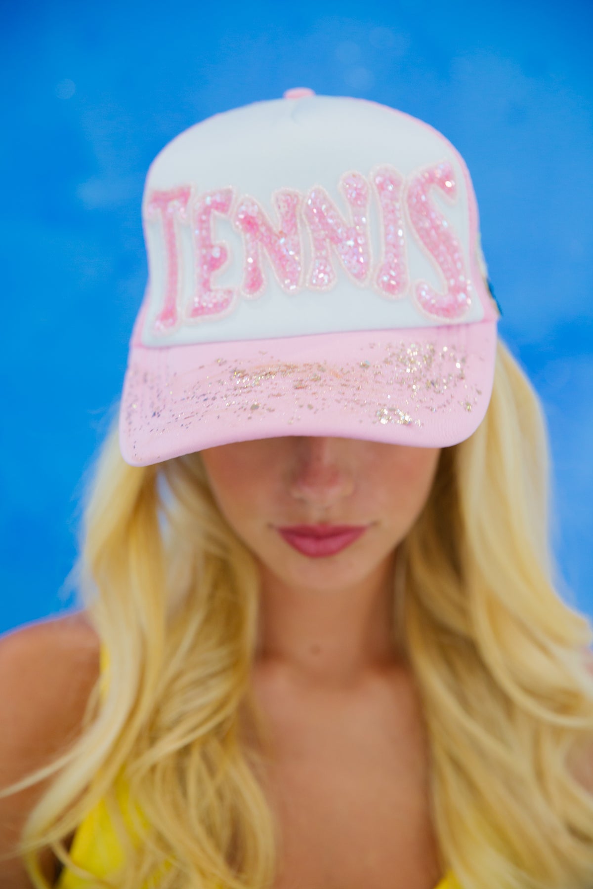 Pink tennis hot sale hat