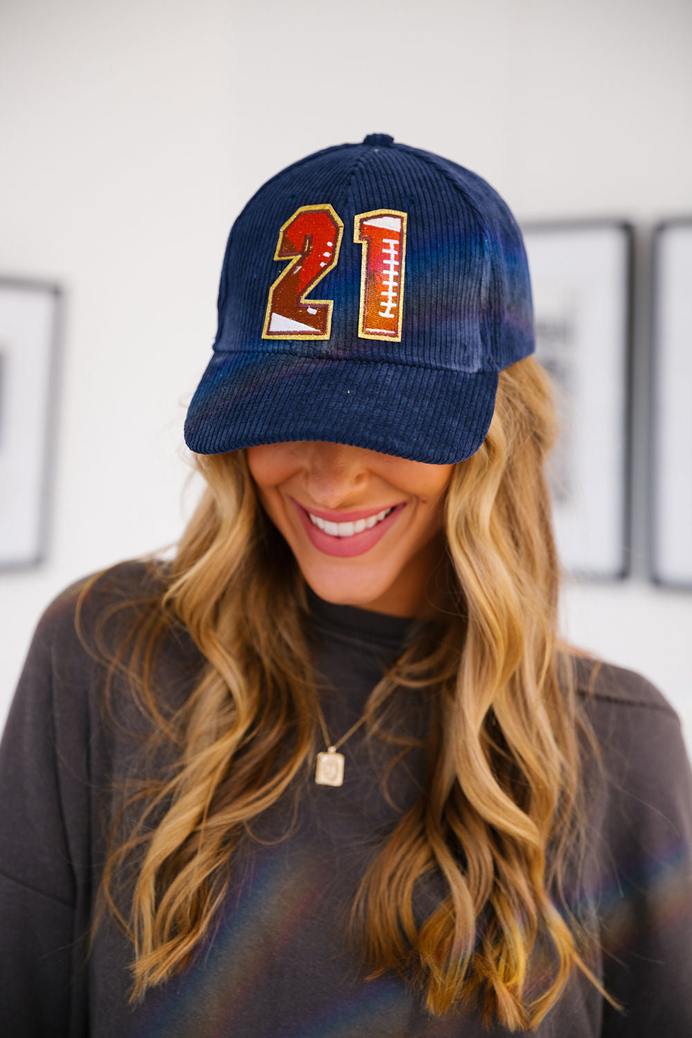 Customized Beaded Number Patch Hat - Choose Your Number | Judith March