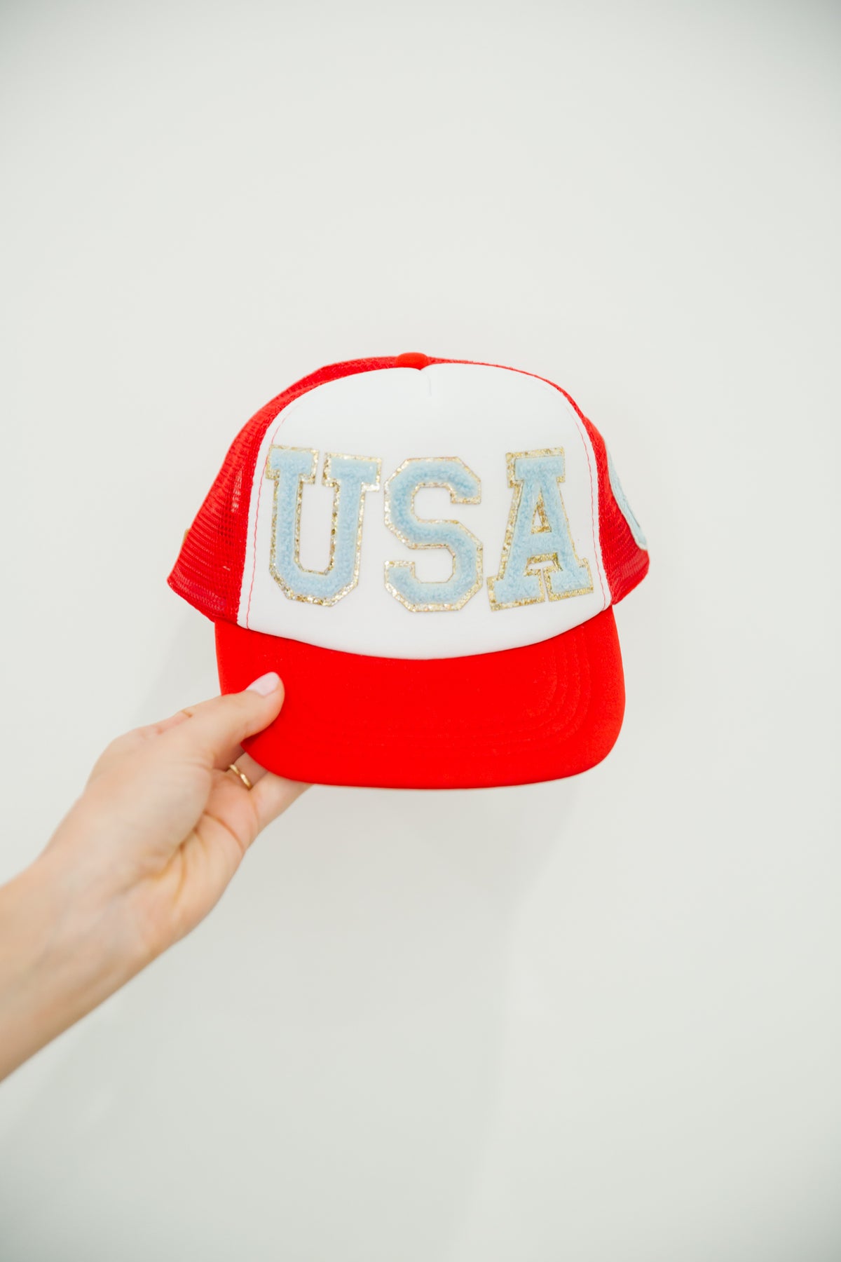 Mini American Flag Baseball Cap