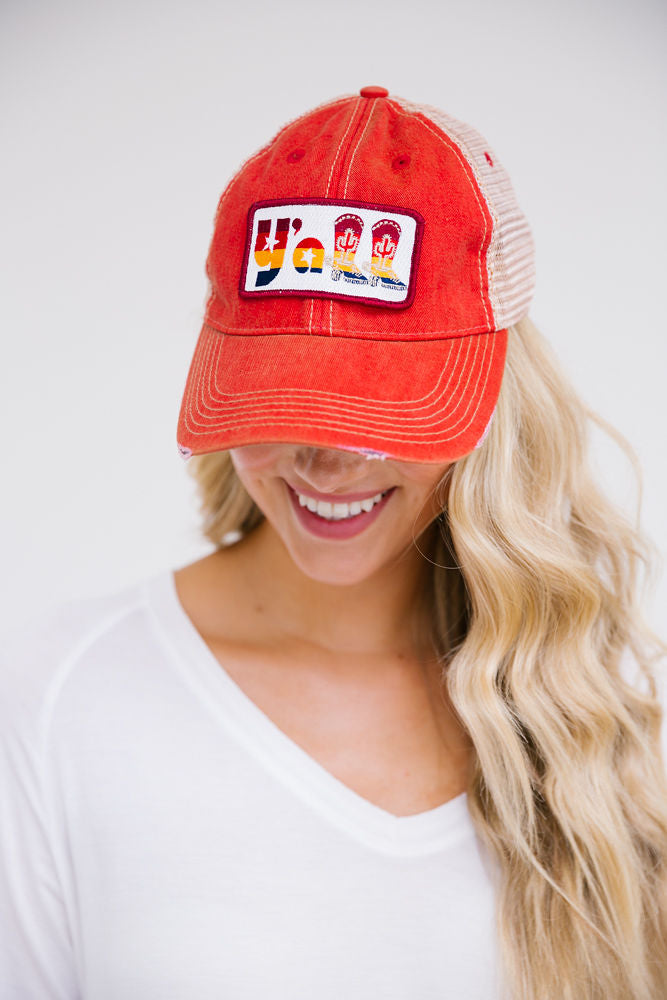 Y'ALL BOOTS PATCH HAT | Judith March