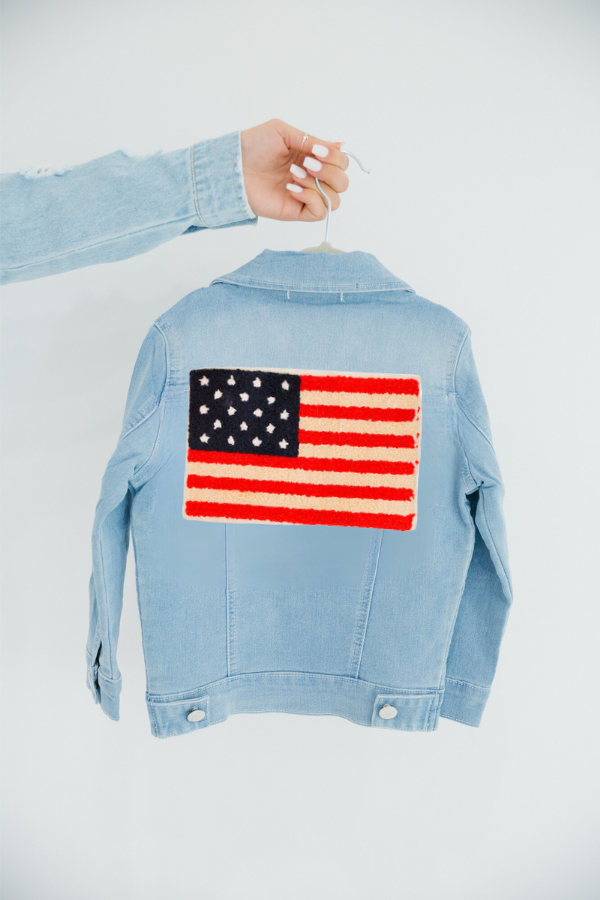 MINI KIDS LAND OF THE FREE DENIM JACKET JACKET Judith March 2T LIGHT WASH 