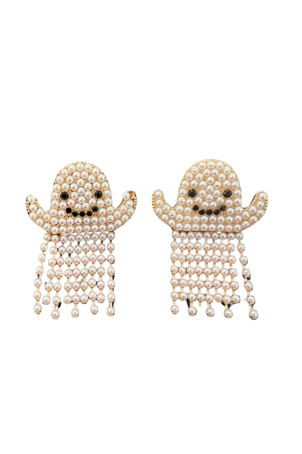 GHOST PEARL EARRINGS* earrings Judith March