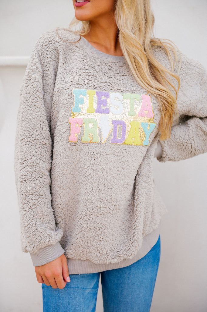 FIESTA FRIDAY SHERPA PULLOVER* PULLOVER Judith March