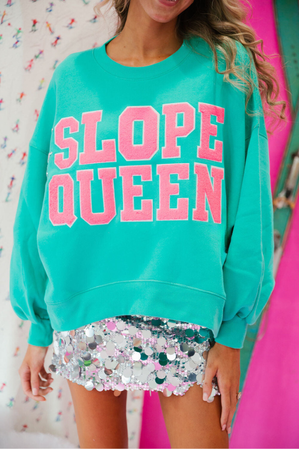 SLOPE QUEEN MINT PULLOVER PULLOVER Judith March   