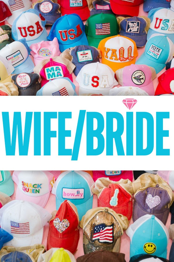 3 WIFE/BRIDE HATS FOR $75