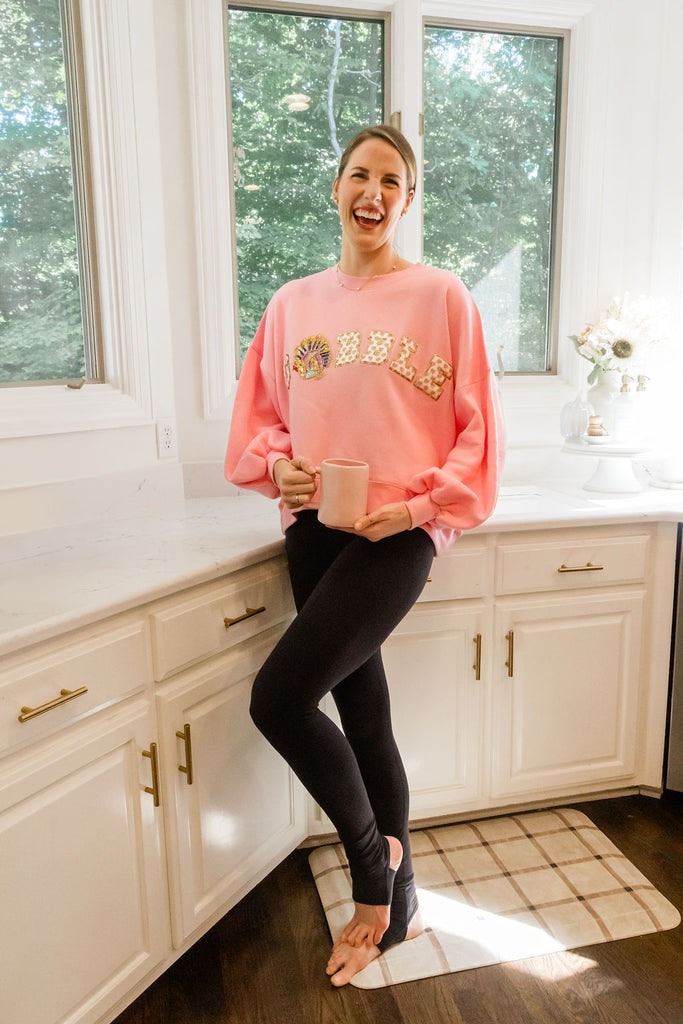 GOBBLE PINK PULLOVER PULLOVER Judith March   