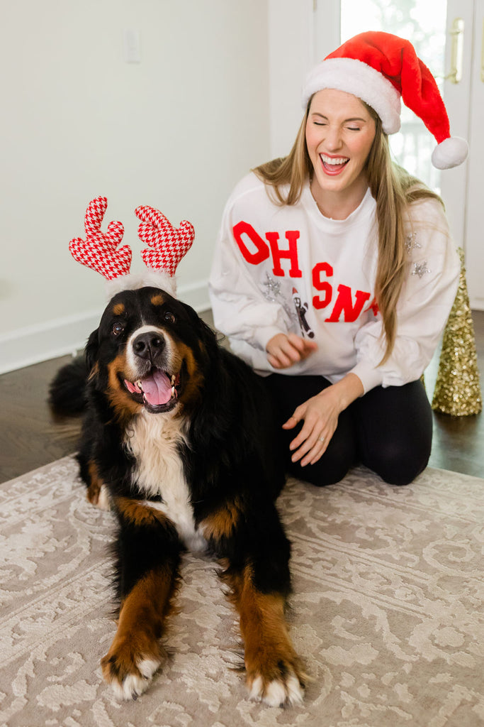 OH SNAP GINGERBREAD WHITE PULLOVER PULLOVER Judith March   