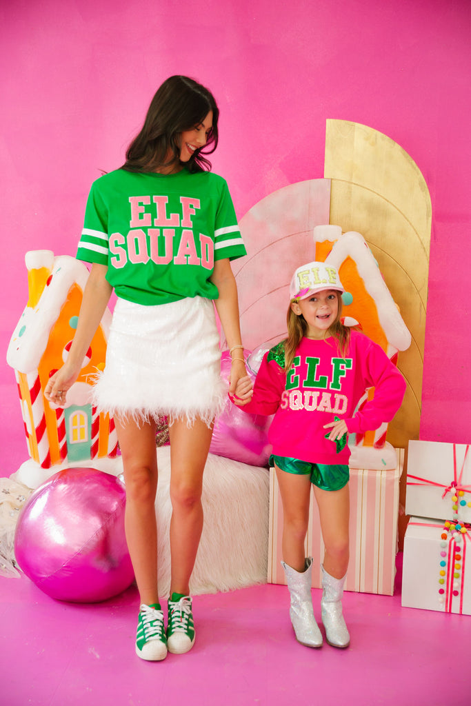 MOM + MINI KIDS ELF SQUAD TOPS SWEATER Judith March   