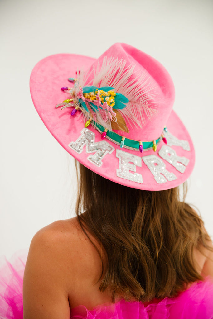 MERRY PINK RANCHER HAT HAT Judith March   