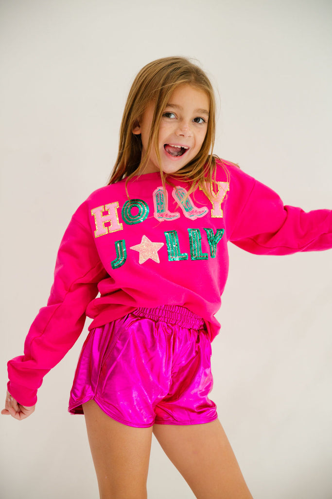 MINI KIDS HOLLY HOLLY PINK PULLOVER PULLOVER Judith March   