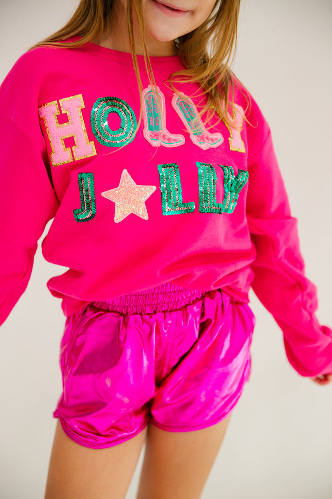 MINI KIDS HOLLY HOLLY PINK PULLOVER PULLOVER Judith March   