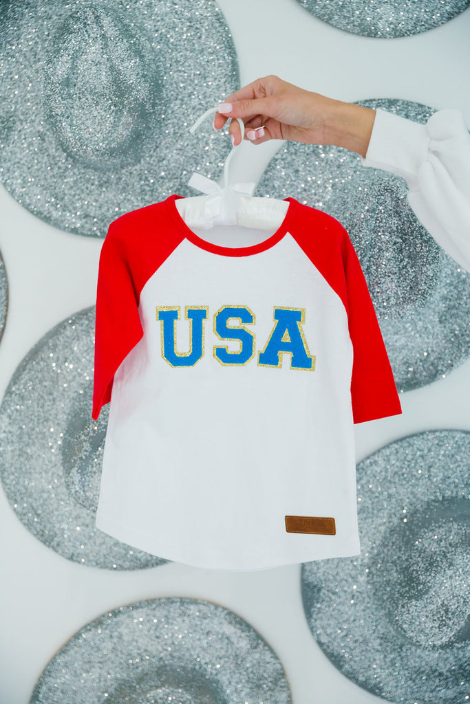 MINI KIDS USA RAGLAN TEE* TEE Judith March