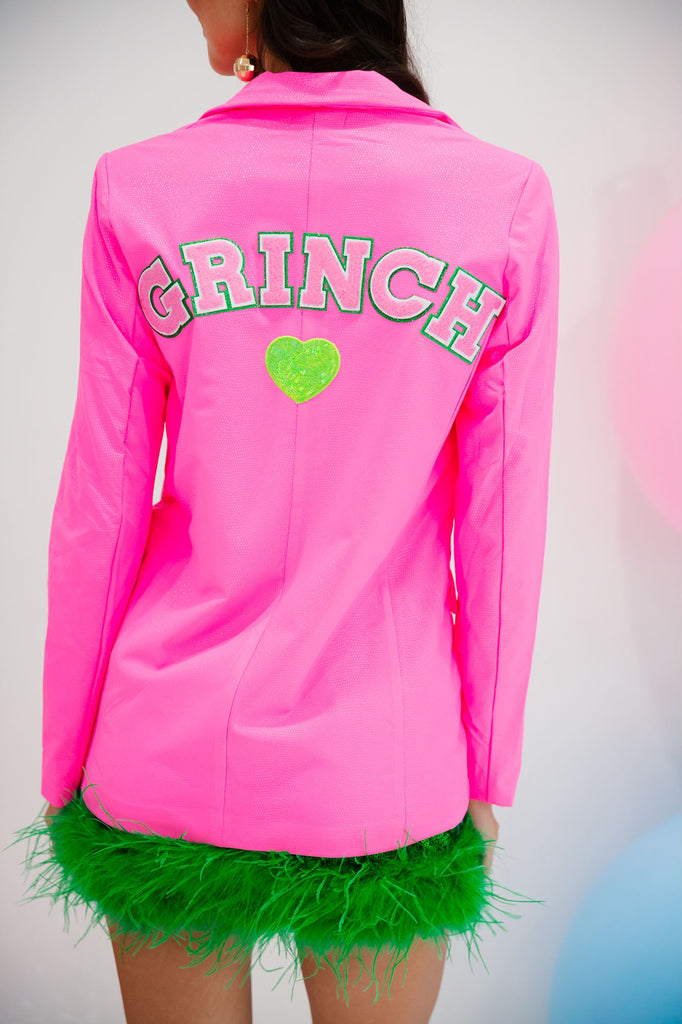 GRINCH PINK BLAZER TOP Judith March   