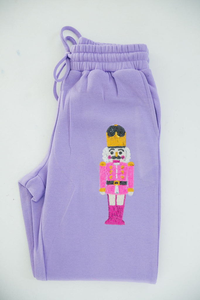 NUTCRACKER JOGGERS joggers Judith March PURPLE SMALL 