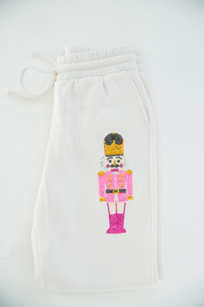 NUTCRACKER JOGGERS joggers Judith March WHITE SMALL 