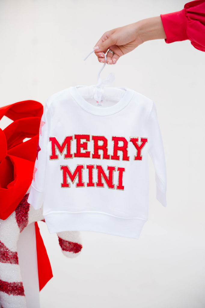 MINI KIDS MERRY MINI WHITE PULLOVER PULLOVER Judith March   