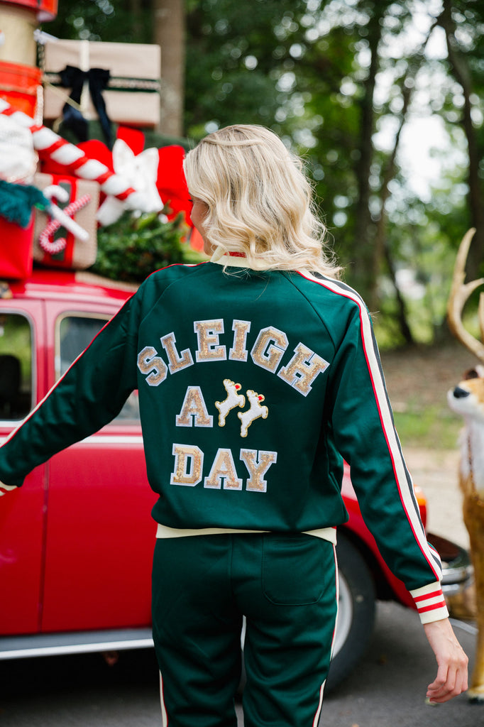 SLEIGH ALL DAY GREEN TRACKSUIT SET Judith March   