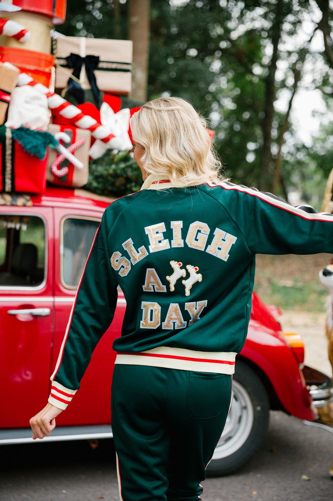 SLEIGH ALL DAY GREEN TRACKSUIT SET Judith March   