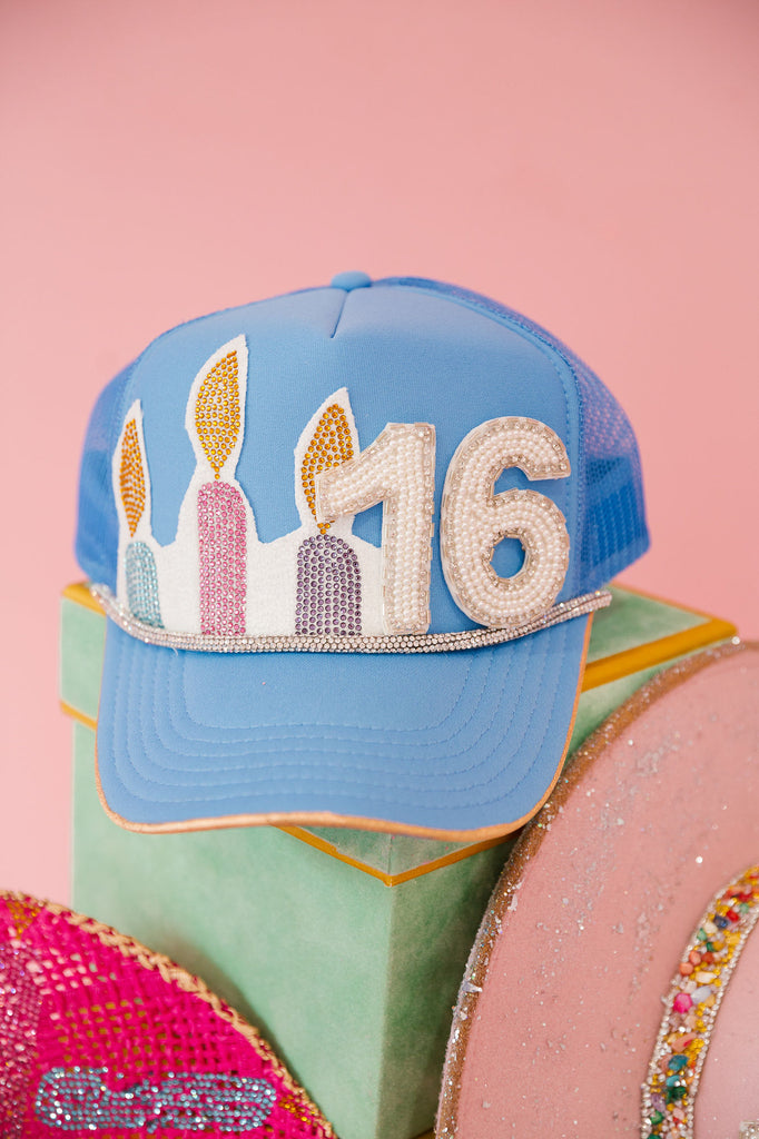 CUSTOM BIRTHDAY NUMBER TRUCKER HAT HAT Judith March