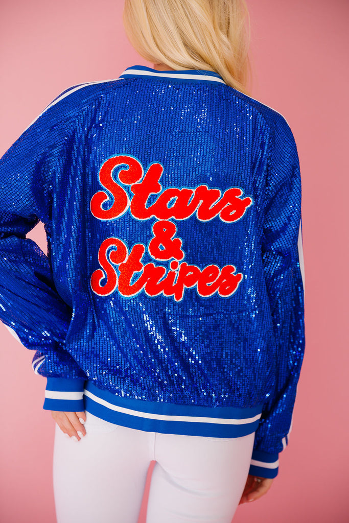 STARS & STRIPES SEQUIN JACKET* JACKET Judith March