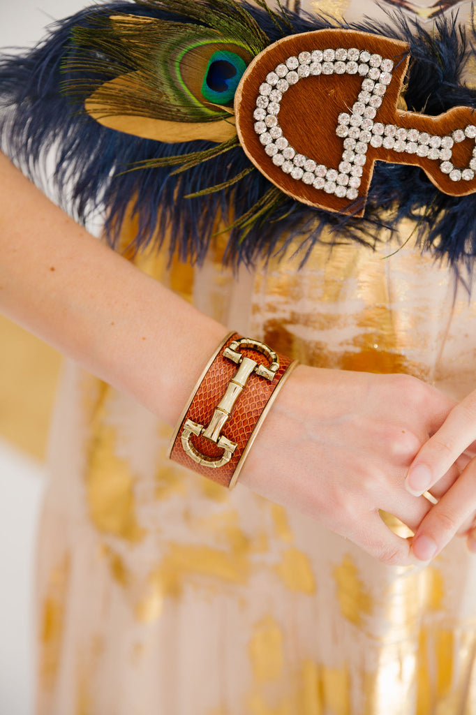 HORSE BIT LEATHER BRACELET BRACELET Judith March