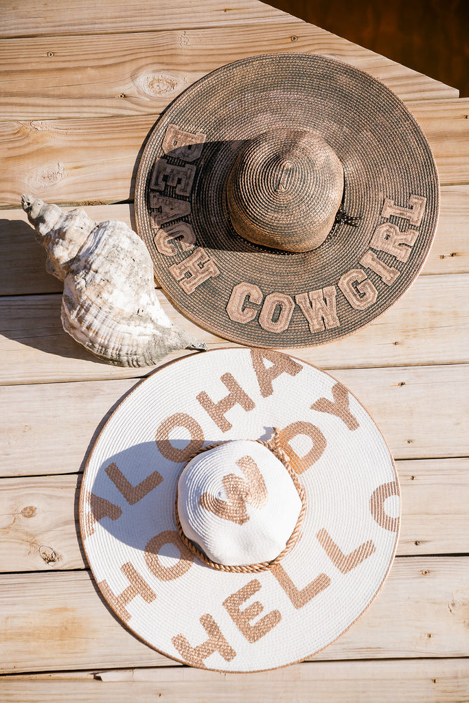 BEACH COWGIRL SUN HAT RANCHER HAT Judith March