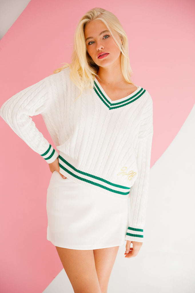 GOLF CREW KNIT TOP Judith March