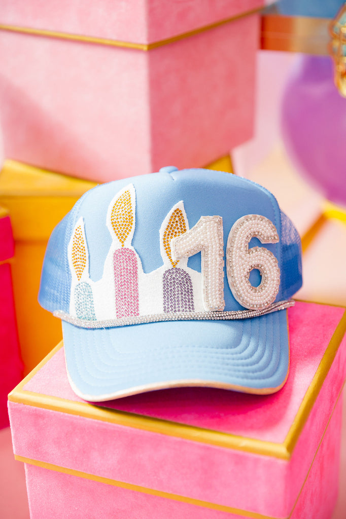 CUSTOM BIRTHDAY NUMBER TRUCKER HAT HAT Judith March