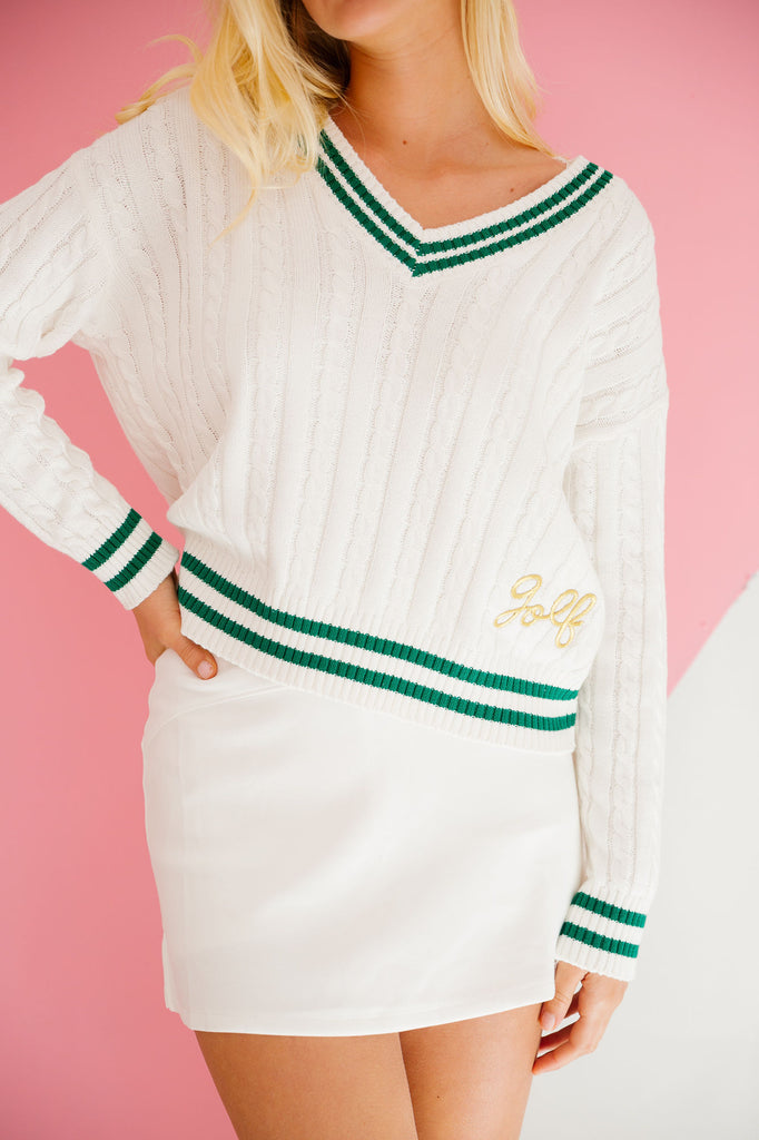 GOLF CREW KNIT TOP Judith March