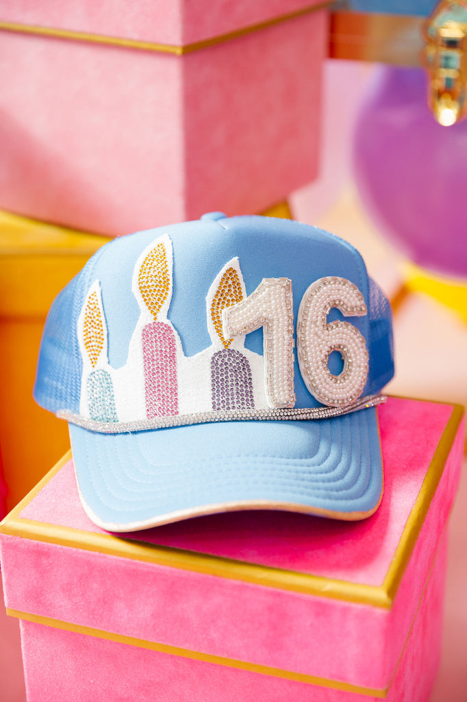 CUSTOM BIRTHDAY NUMBER TRUCKER HAT HAT Judith March