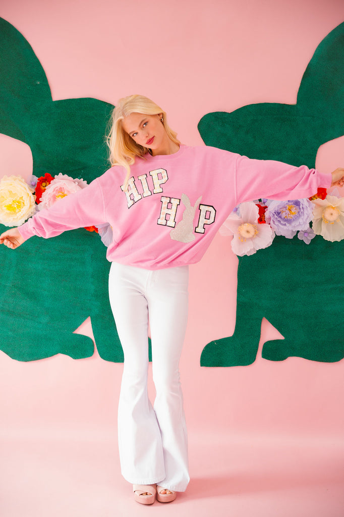 HIP HOP PINK PULLOVER PULLOVER Judith March