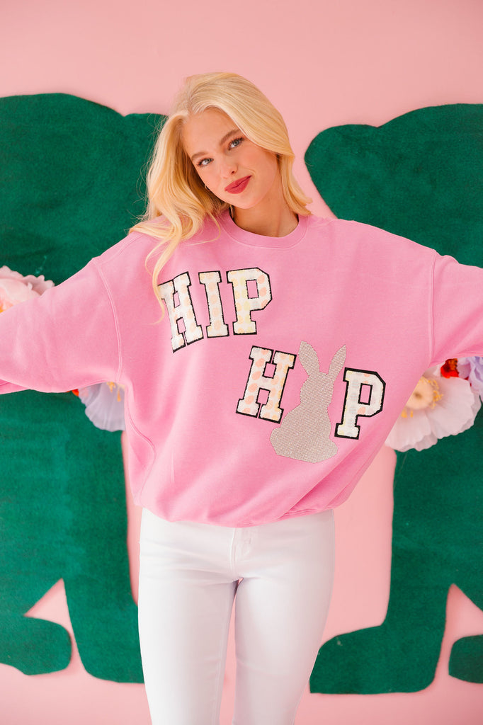 HIP HOP PINK PULLOVER PULLOVER Judith March