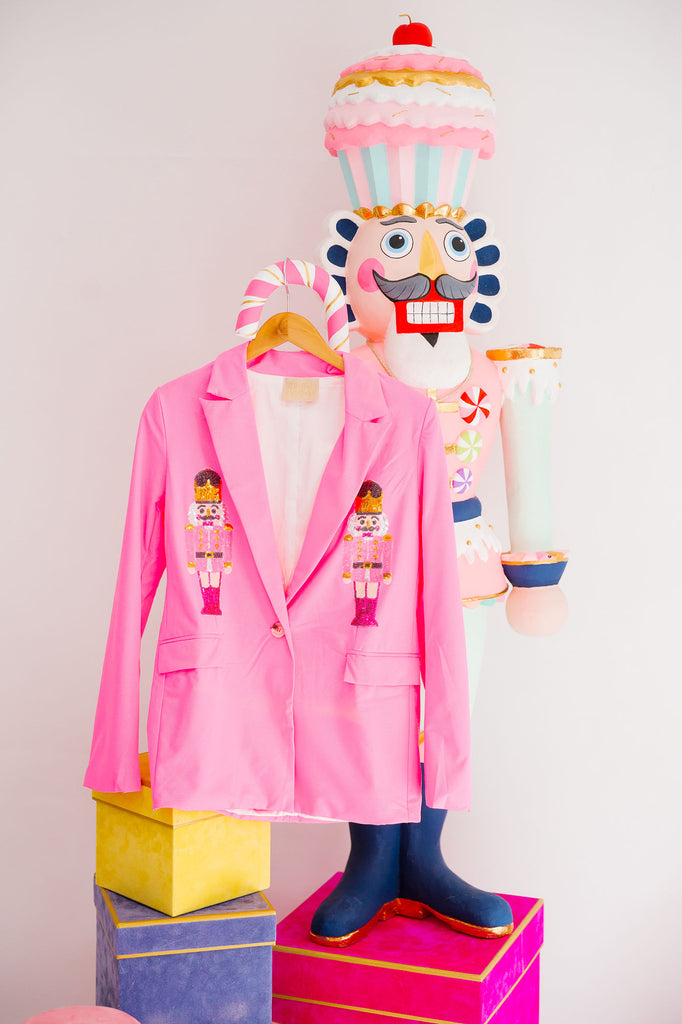 NUTCRACKER PINK BLAZER BLAZER Judith March   