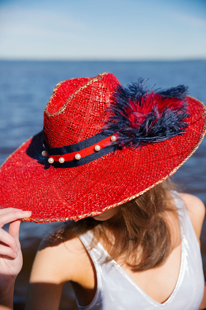 THE UNITED WE STAND SUN HAT RANCHER HAT Judith March