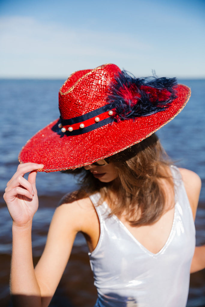 THE UNITED WE STAND SUN HAT RANCHER HAT Judith March