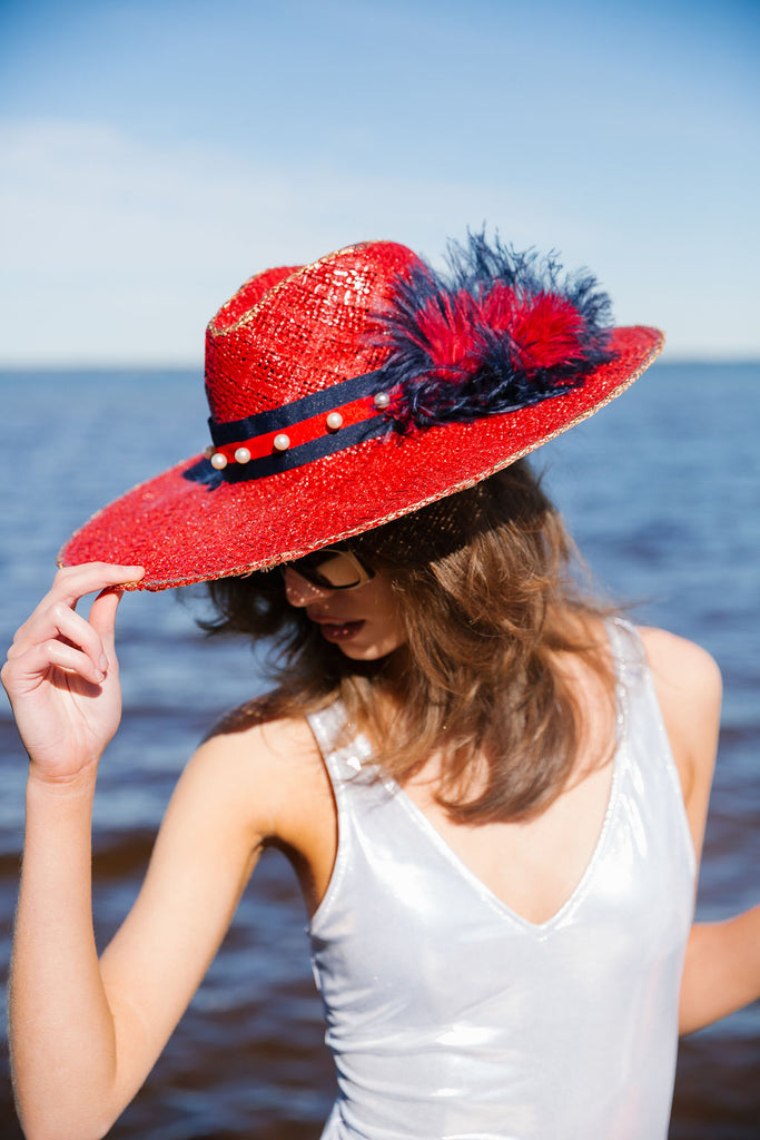 THE UNITED WE STAND SUN HAT RANCHER HAT Judith March