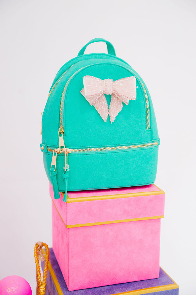 SEASON TO SPARKLE TURQUOISE BACKPACK BACKPACK Judith March   