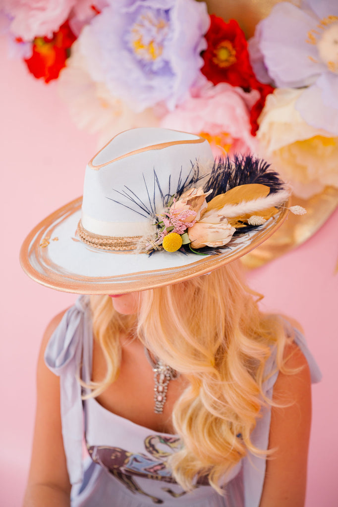 RACING ROYALTY BLUE RANCHER HAT RANCHER HAT Judith March