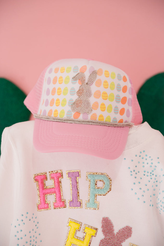 MOM + MINI HOPPY EASTER TRUCKER HATS HAT Judith March MINI KIDS