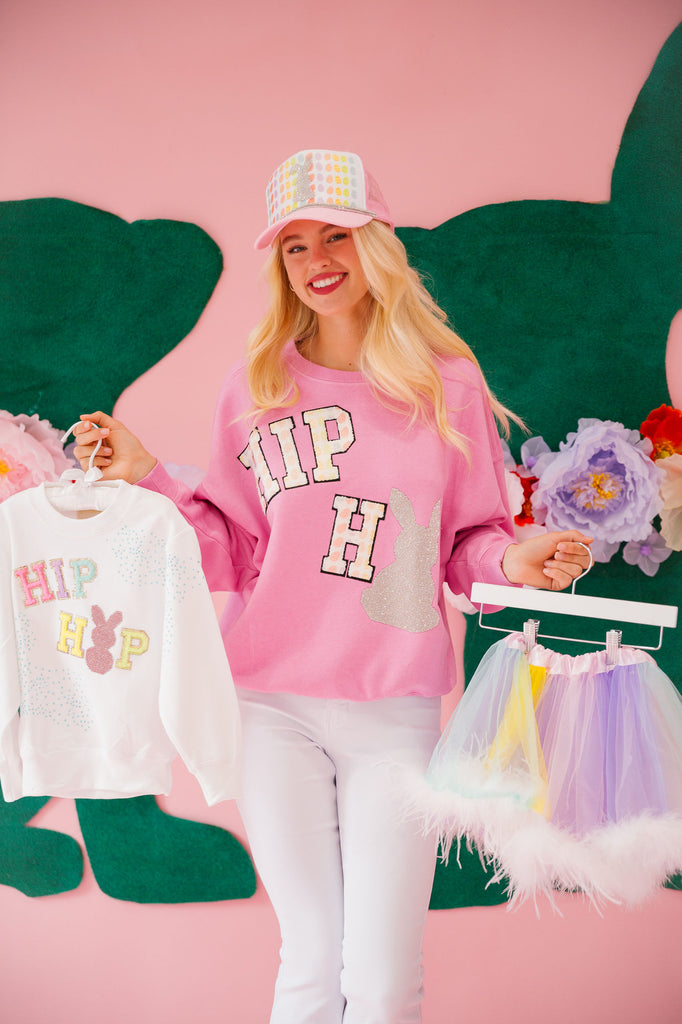 HIP HOP PINK PULLOVER PULLOVER Judith March