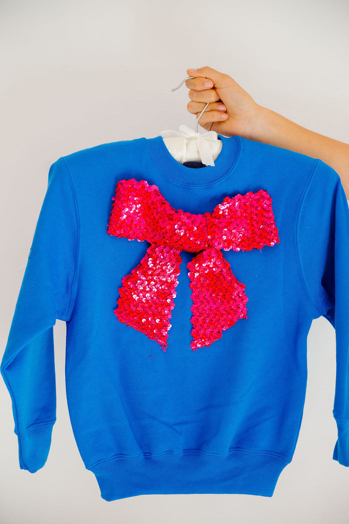 MINI KIDS SEASON TO SPARKLE ROYAL PULLOVER PULLOVER Judith March   