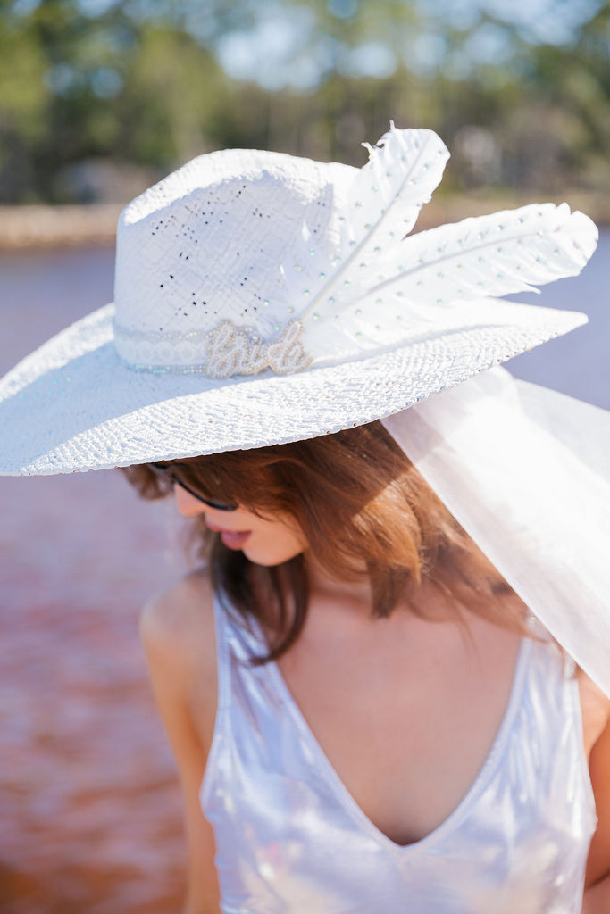 GOING TO THE CHAPEL SUN HAT RANCHER HAT Judith March