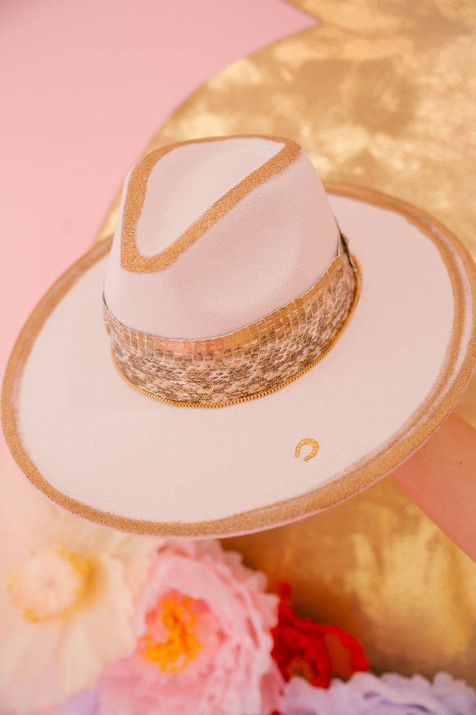 SNAKE SKIN HORSE BIT RANCHER HAT RANCHER HAT Judith March