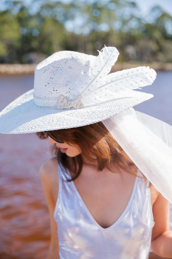 GOING TO THE CHAPEL SUN HAT RANCHER HAT Judith March