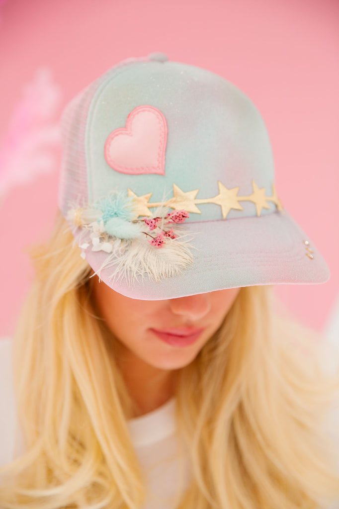 WRITTEN IN THE STARS TRUCKER HAT HAT Judith March