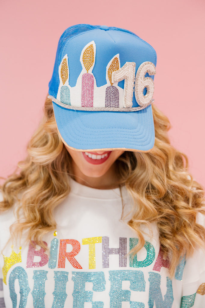 CUSTOM BIRTHDAY NUMBER TRUCKER HAT HAT Judith March