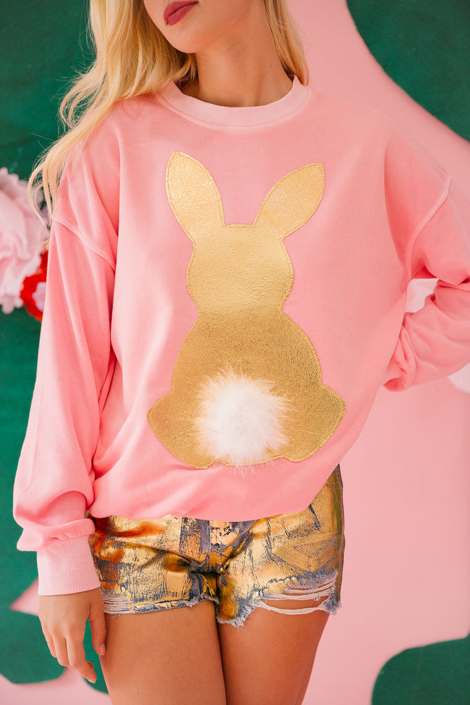 COTTONTAIL PINK PULLOVER PULLOVER Judith March