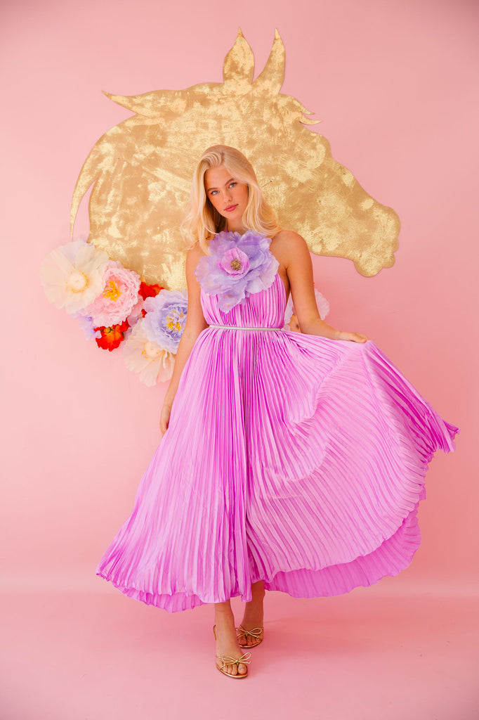 ETERNAL SPRING PLEATED DRESS DRESS Judith March